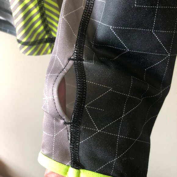 Nike | Pro Black & Yellow 1/2 Zip Pullover - Picture 2 of 6